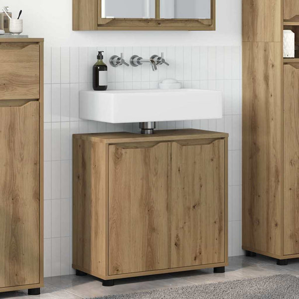 vidaXL Meuble sous-vasque Chêne Artisan 60 x 30 x 60 cm