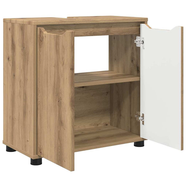 vidaXL Meuble sous-vasque Chêne Artisan 60 x 30 x 60 cm
