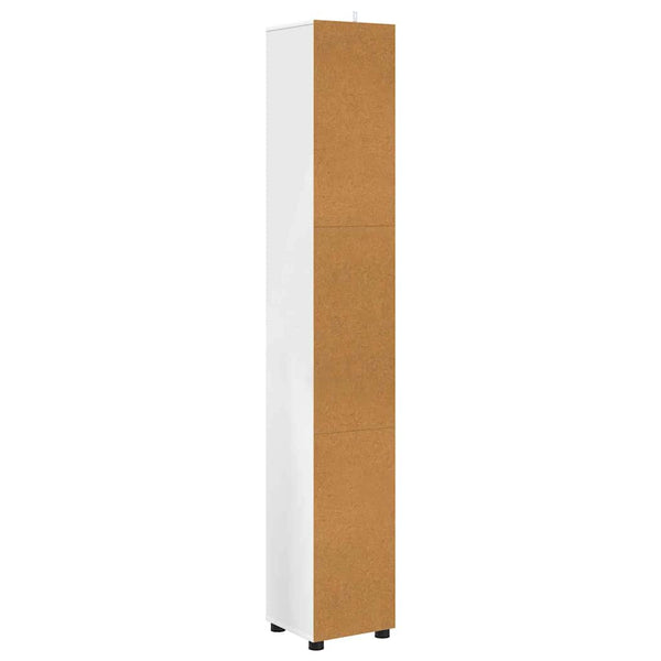 Badezimmerschrank Weiß 30,5x30x195cm