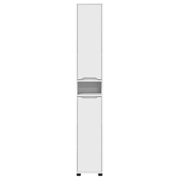 Badezimmerschrank Weiß 30,5x30x195cm
