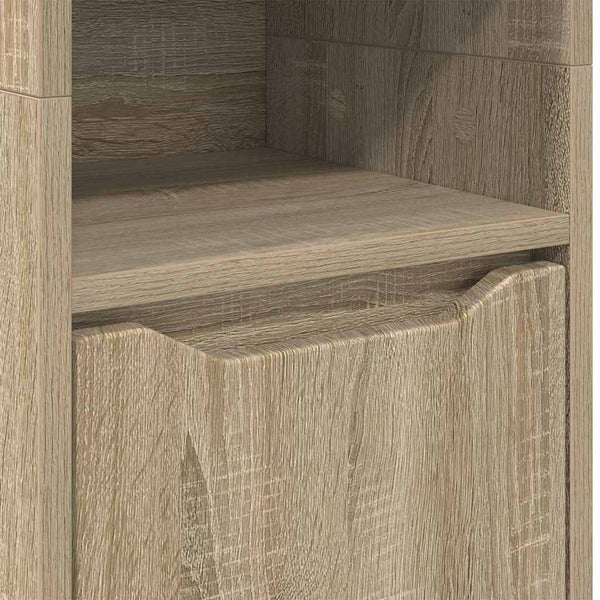 Badezimmerschrank Sonoma-Eiche 195 cm