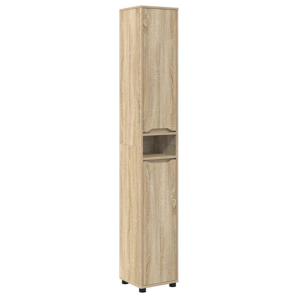 Badezimmerschrank Sonoma-Eiche 195 cm