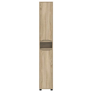 Badezimmerschrank Sonoma-Eiche 195 cm