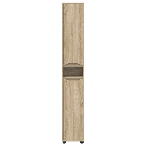 Badezimmerschrank Sonoma-Eiche 195 cm