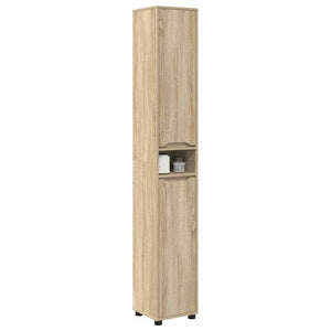 Badezimmerschrank Sonoma-Eiche 195 cm