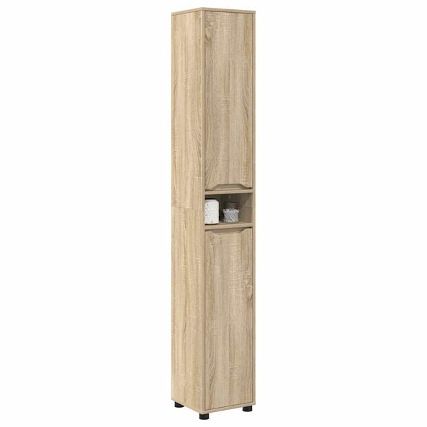 Badezimmerschrank Sonoma-Eiche 195 cm