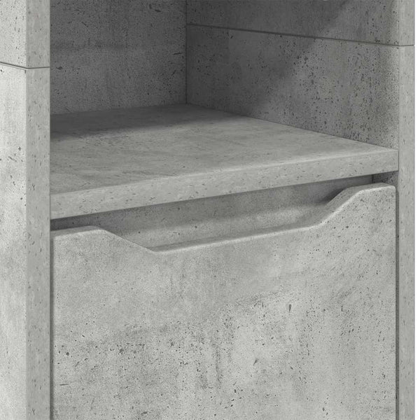 Badezimmerschrank Beton Grau 195cm