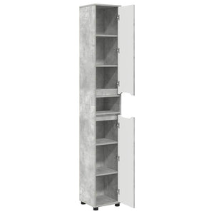 Badezimmerschrank Beton Grau 195cm