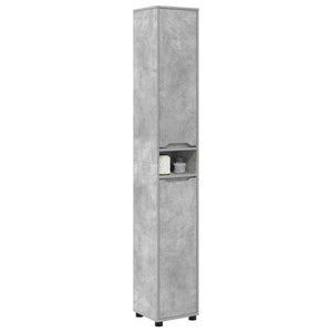 Badezimmerschrank Beton Grau 195cm