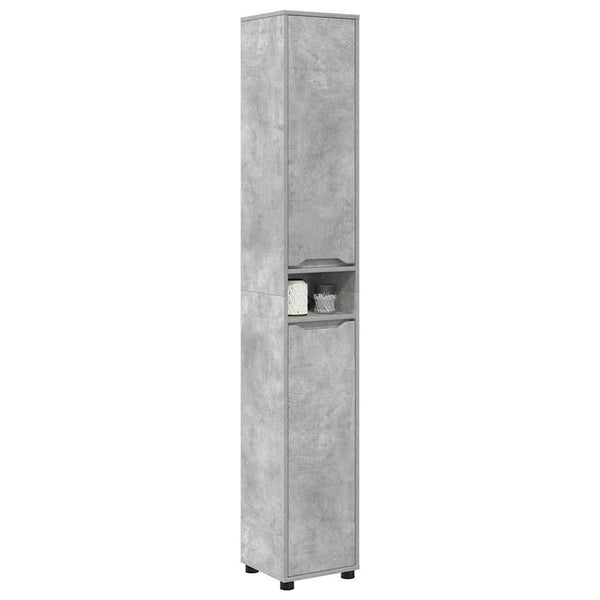 Badezimmerschrank Beton Grau 195cm