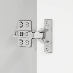 vidaXL Armoire de salle de bain avec étagère Blanc brillant 30,5 x 30 x 195 cm