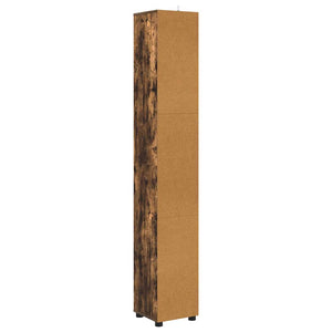 Badezimmerschrank Geräucherte Eiche 30,5x30x195 cm
