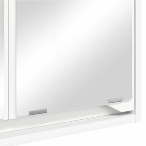 Weißer Badezimmerspiegelschrank 60cm