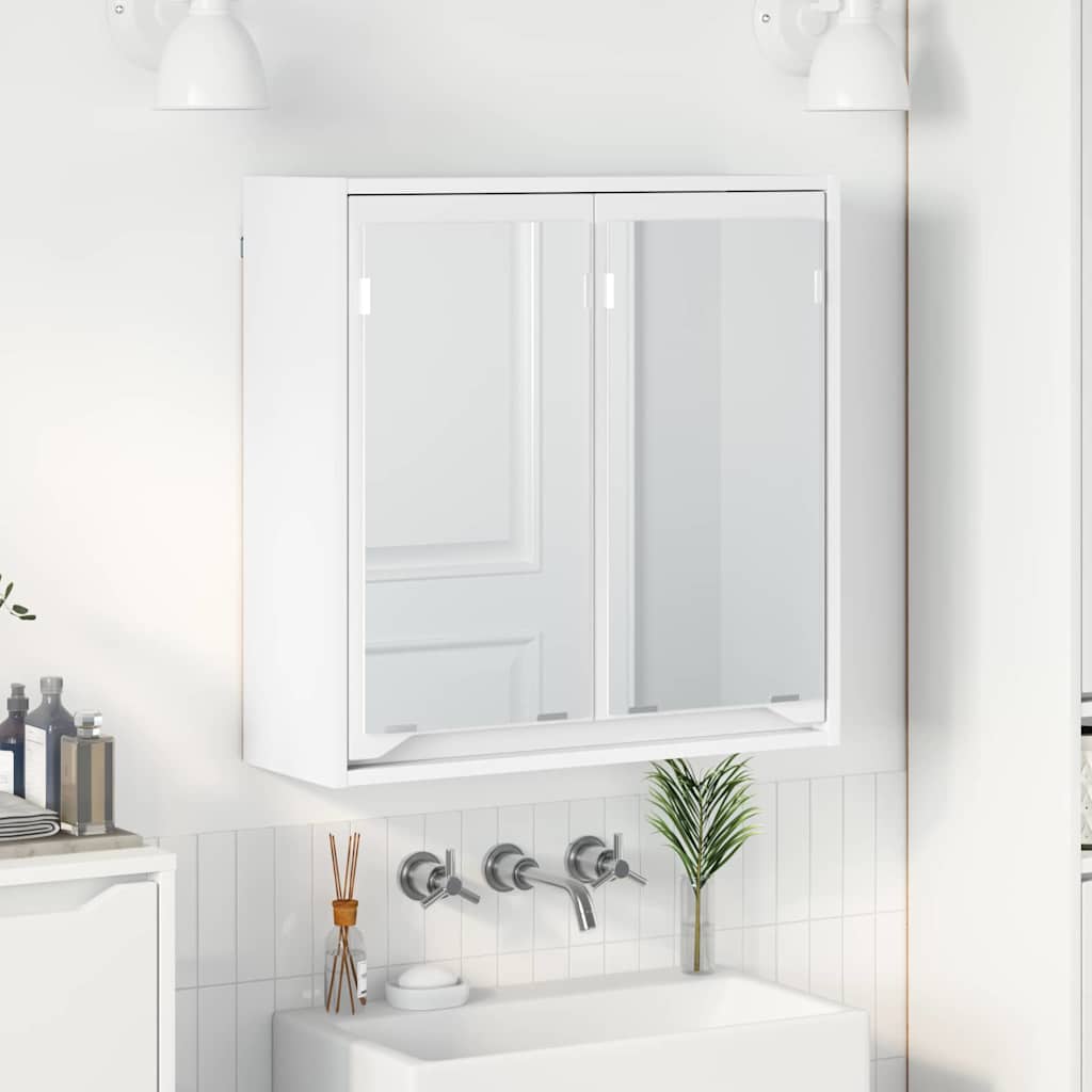 Weißer Badezimmerspiegelschrank 60cm