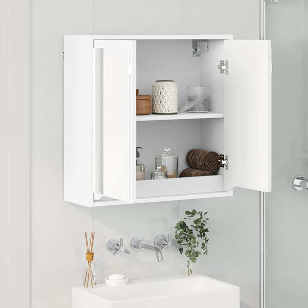 Weißer Badezimmerspiegelschrank 60cm