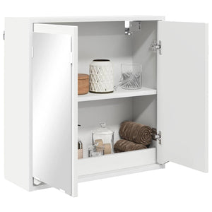 Weißer Badezimmerspiegelschrank 60cm