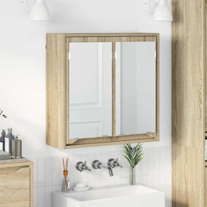 Badezimmerspiegelschrank Sonoma-Eiche 60 cm