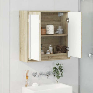 Badezimmerspiegelschrank Sonoma-Eiche 60 cm
