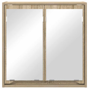 Badezimmerspiegelschrank Sonoma-Eiche 60 cm