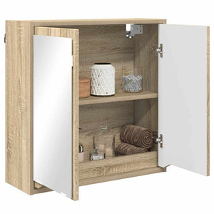 Badezimmerspiegelschrank Sonoma-Eiche 60 cm