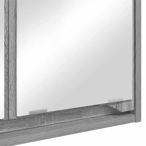 Badezimmerspiegelschrank Grau 60x60 cm
