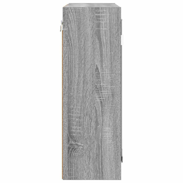 Badezimmerspiegelschrank Grau 60x60 cm