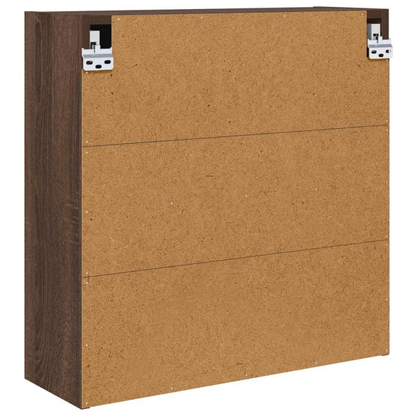 Badezimmerspiegelschrank Braun Eichenoptik 60cm