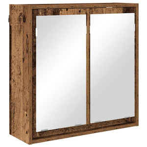Badezimmerspiegelschrank Altholz 60 cm