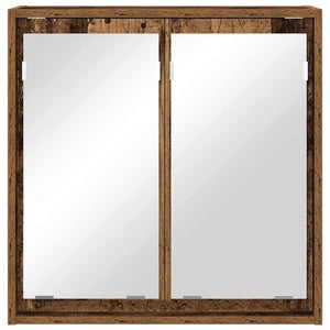 Badezimmerspiegelschrank Altholz 60 cm