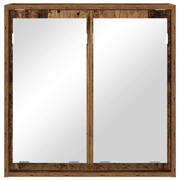 Badezimmerspiegelschrank Altholz 60 cm