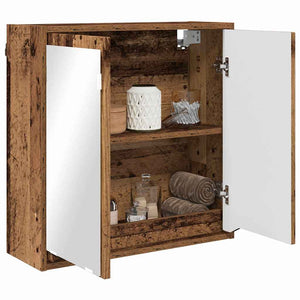 Badezimmerspiegelschrank Altholz 60 cm