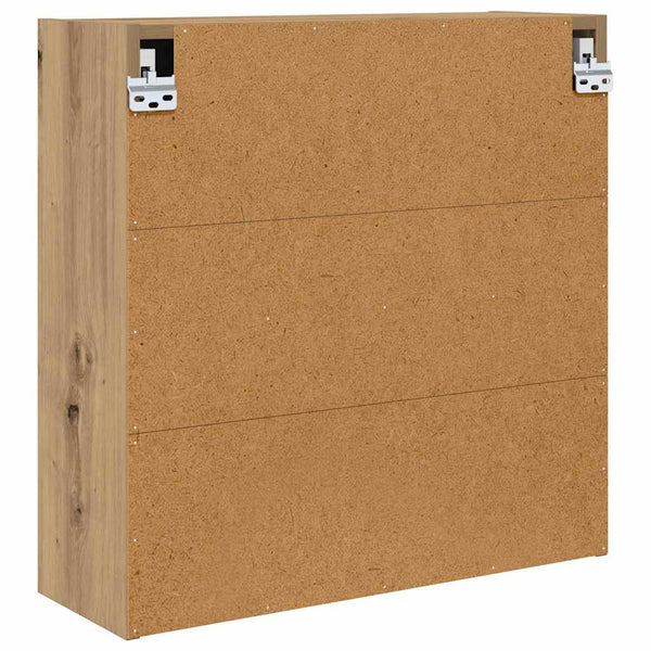 vidaXL Armoire de toilette avec porte chêne artisan 60 x 20 x 60 cm