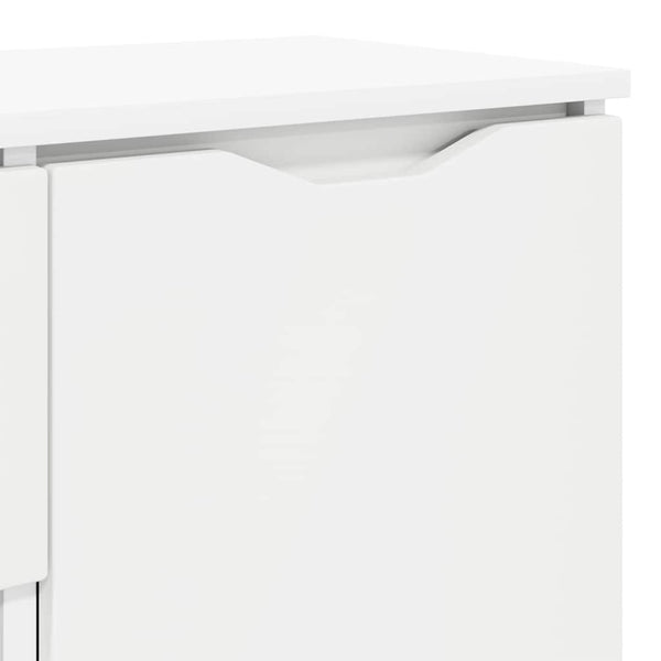 Weißes Sideboard mit Schubladen 100 cm