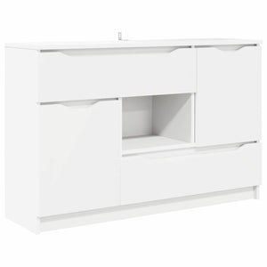 Weißes Sideboard mit Schubladen 100 cm
