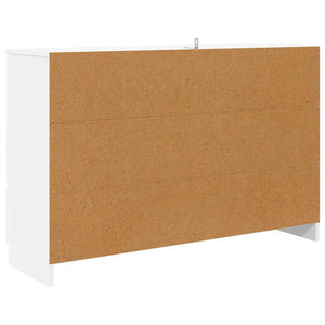 Weißes Sideboard mit Schubladen 100 cm