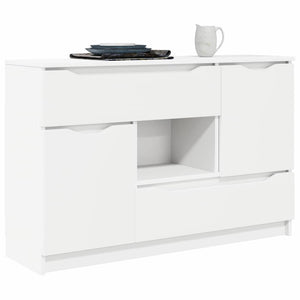 Weißes Sideboard mit Schubladen 100 cm