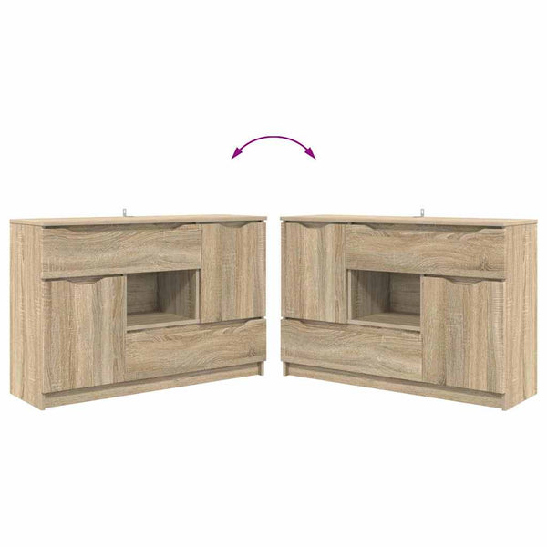 Sonoma-Eiche Sideboard, 100 cm