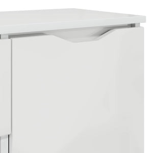 Sideboard Hochglanz Weiß 100 cm