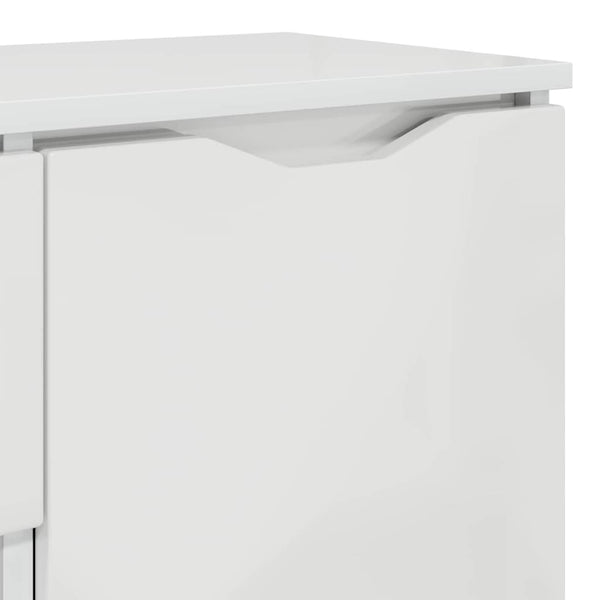 Sideboard Hochglanz Weiß 100 cm