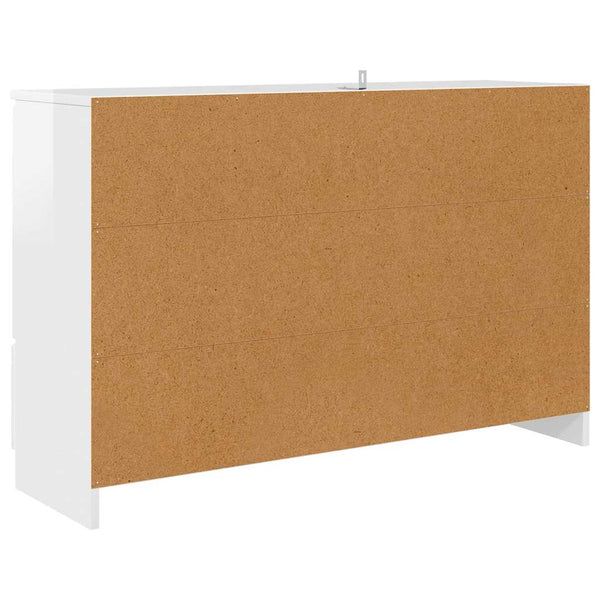 Sideboard Hochglanz Weiß 100 cm