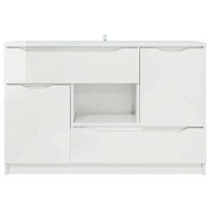 Sideboard Hochglanz Weiß 100 cm