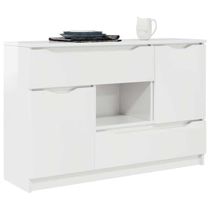 Sideboard Hochglanz Weiß 100 cm