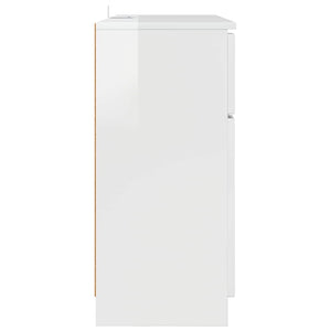 Sideboard Hochglanz Weiß 100 cm
