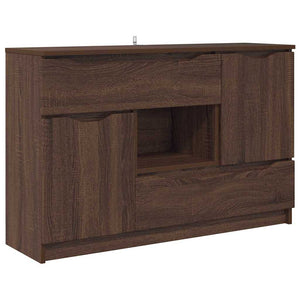 vidaXL Buffet imitation chêne marron 100 x 30 x 65,6 cm, bois d'ingénierie