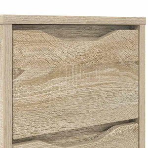 vidaXL Table de chevet chêne Sonoma 30,5 x 30 x 43 cm, bois d'ingénierie