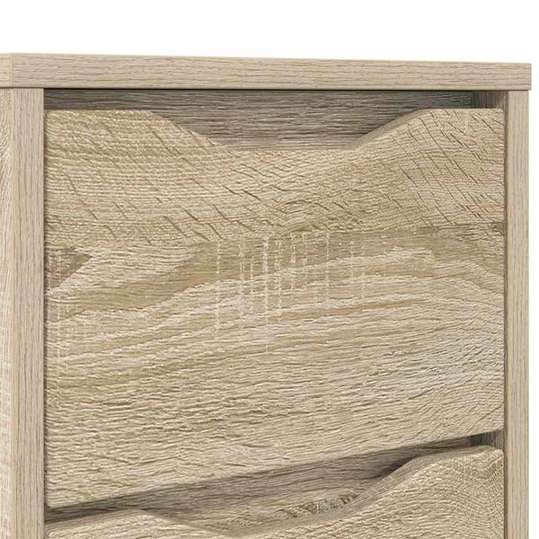 vidaXL Table de chevet chêne Sonoma 30,5 x 30 x 43 cm, bois d'ingénierie