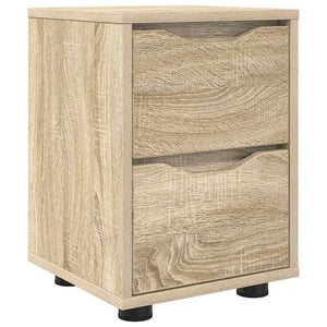 vidaXL Table de chevet chêne Sonoma 30,5 x 30 x 43 cm, bois d'ingénierie