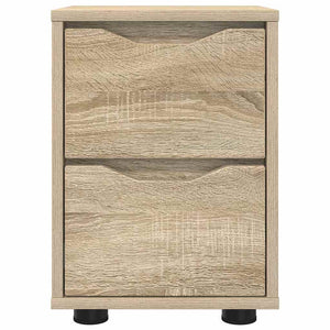 vidaXL Table de chevet chêne Sonoma 30,5 x 30 x 43 cm, bois d'ingénierie