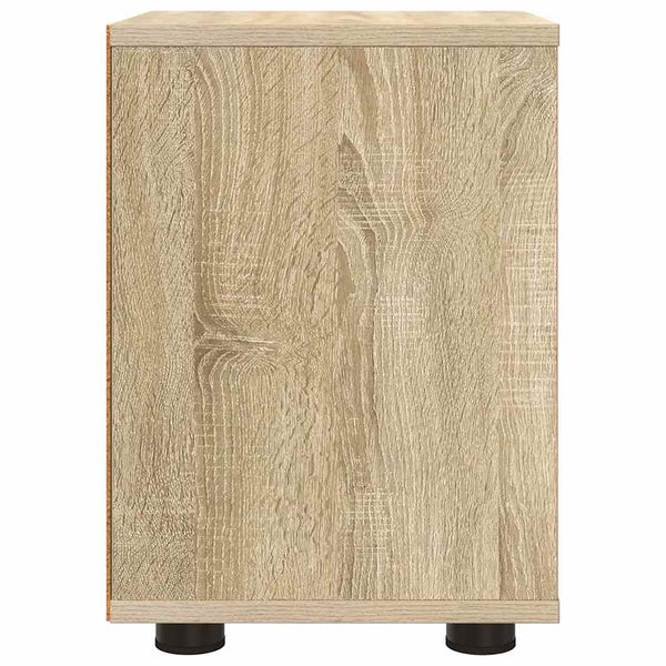 vidaXL Table de chevet chêne Sonoma 30,5 x 30 x 43 cm, bois d'ingénierie
