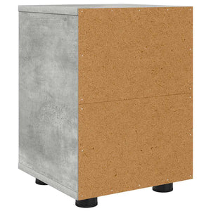 Beton Grau Nachttisch mit Schublade